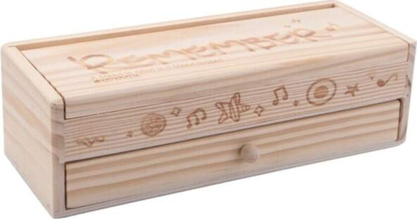 Multifunksjonelt pennal i tre med tavle fra Wood Color School