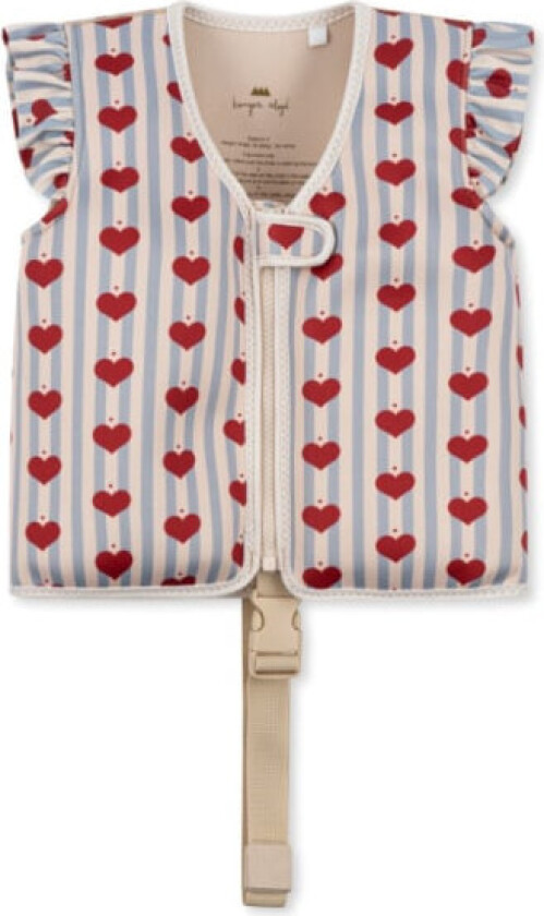 Svømmevest for småbarn, svømmejakke for barn rød 2-4 år