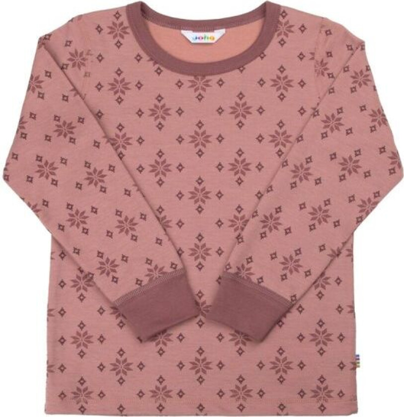 Trøye Ull og Bomull Jr Snowflake Rose