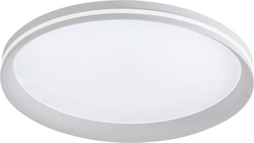 LED-taklampe Isy, hvit, Ø 45 cm, metall, CCT, dimbar