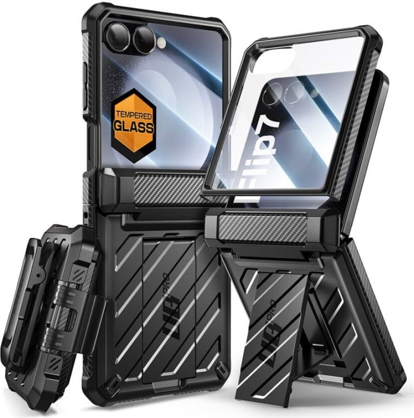 SUPCASE UB Pro deksel Samsung Galaxy Z Flip 7 - Black