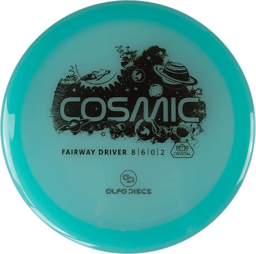 Crystal Line Driver Cosmic, driver frisbeegolf blue