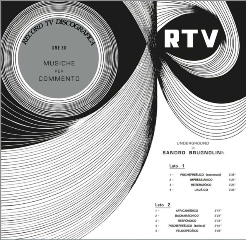 Sandro Brugnolini Underground LP/Vinyl