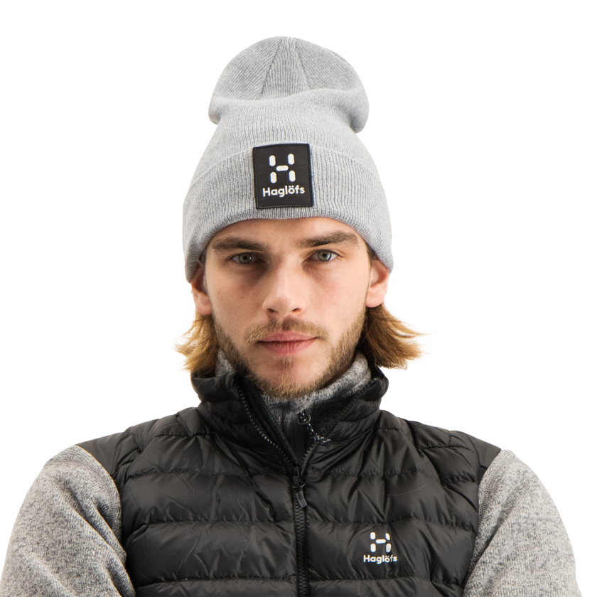 Aze Beanie, lue unisex Stone Grey Melange