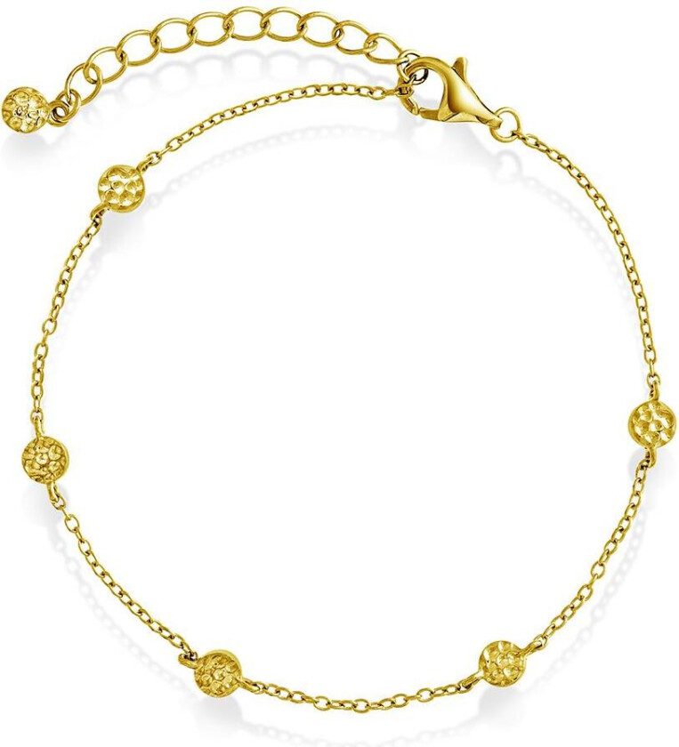 Essence armbånd i 925 forgylt sølv