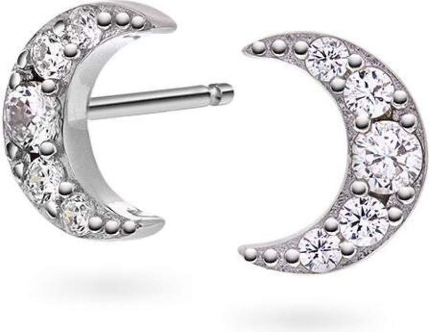 Night øredobber i 925 sølv med zirkonia