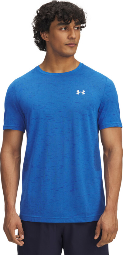 Men's UA Vanish Seamless Short Sleeve Blue Atlantis