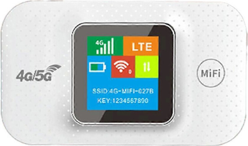 4G/5G Mobil Hotspot WIFI Router 4G LTE Router Repeater Pocket Modem med SIM-kortspor Bred Dekning
