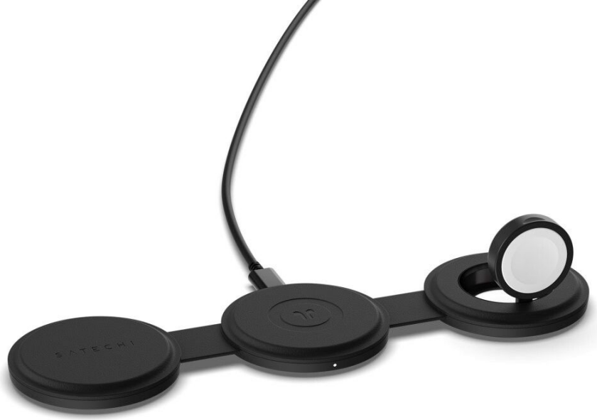OntheGo 3-in-1 Wireless Charger - Black