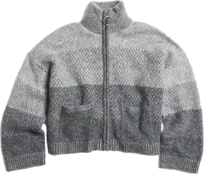 Holzweiler Tine Knit Cardigan Cardigan Grå Mønster female XS