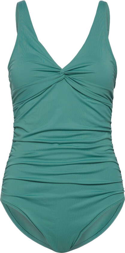 Simi Solid Swimsuit Recycled Badedrakt Badetøy Green Panos Emporio