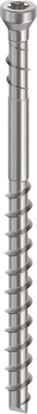 Terrasseskrue skjul a2 4,2x60 a1750 rustfri inkl 2 bits