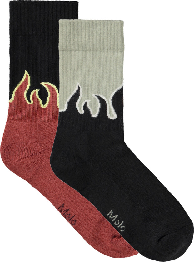 Norman Sokker Flames Scks Flames Scks 27-30 EU Svart 27-30 EU mann