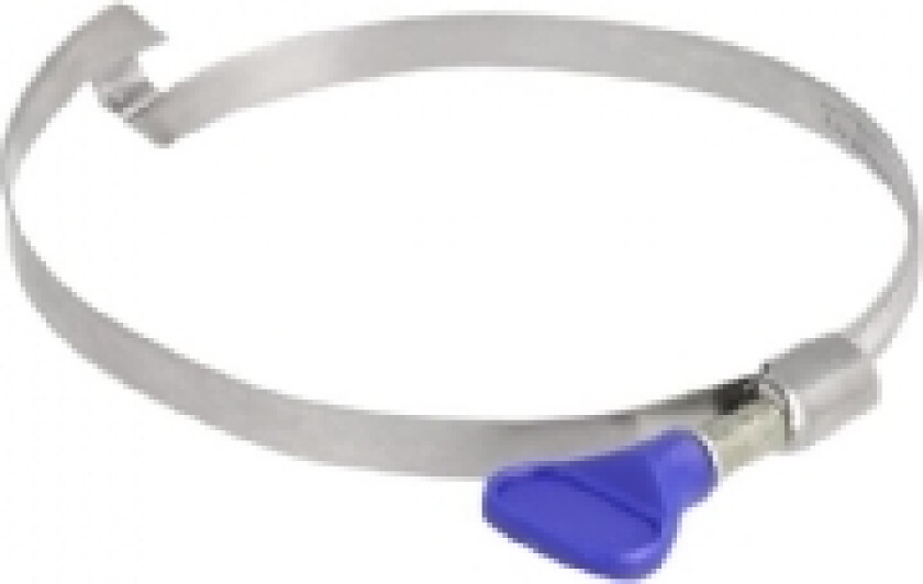 Delock Butterfly - Slangeklemme - passer til 80 - 100 mm hose - blå (en pakke 5)