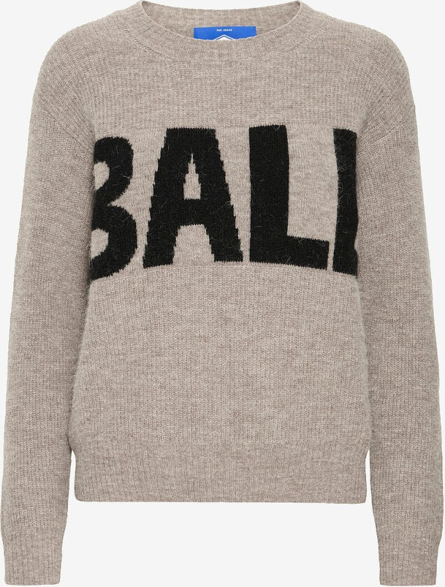 Pullover baStacy Rib Logo - Grønn