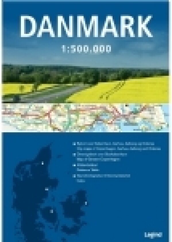 Danmarkskart 1:500 000