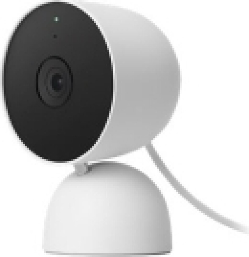 Nest Cam - Nettverksovervåkingskamera - innendørs - farge (Dag og natt) - 2 MP - 1920 x 1080 - 1080p - lyd - trådløs - Wi-Fi - H.264