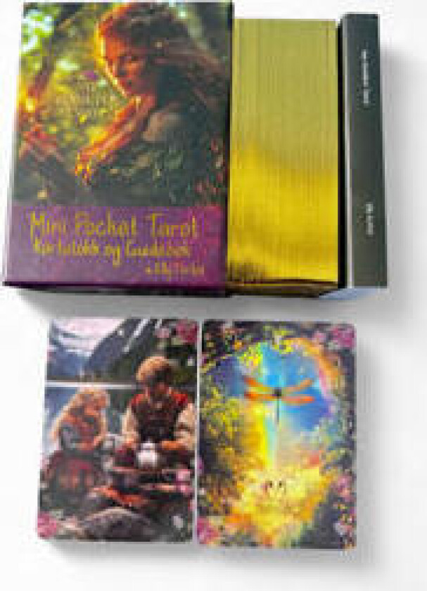 Mini Pocket Tarot- kortstokk & guidebok (Norsk)