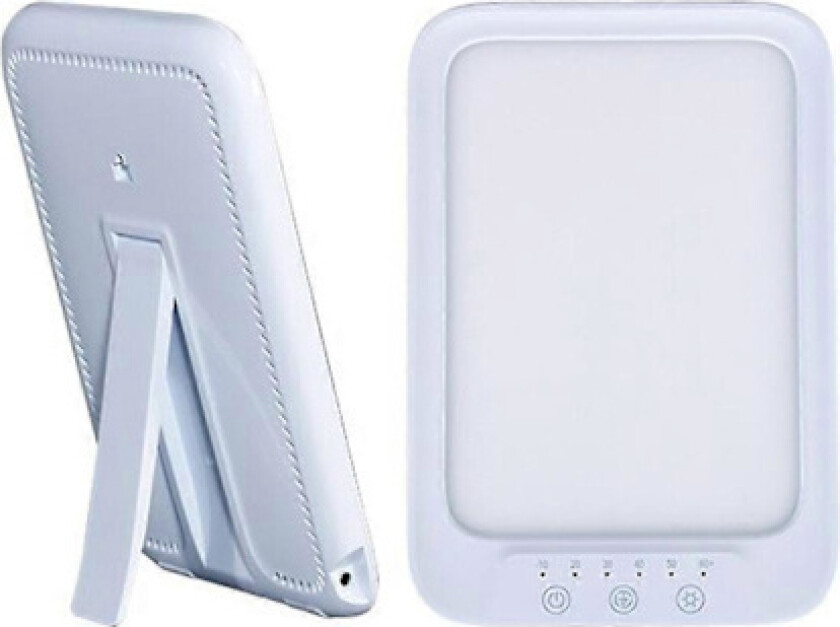 LED Dagslys Lampe 20000 Lux Kaldt & Varmt Lys Terapi Lampe Mot Depresjon 3 Lysfarger 5 Lysstyrker