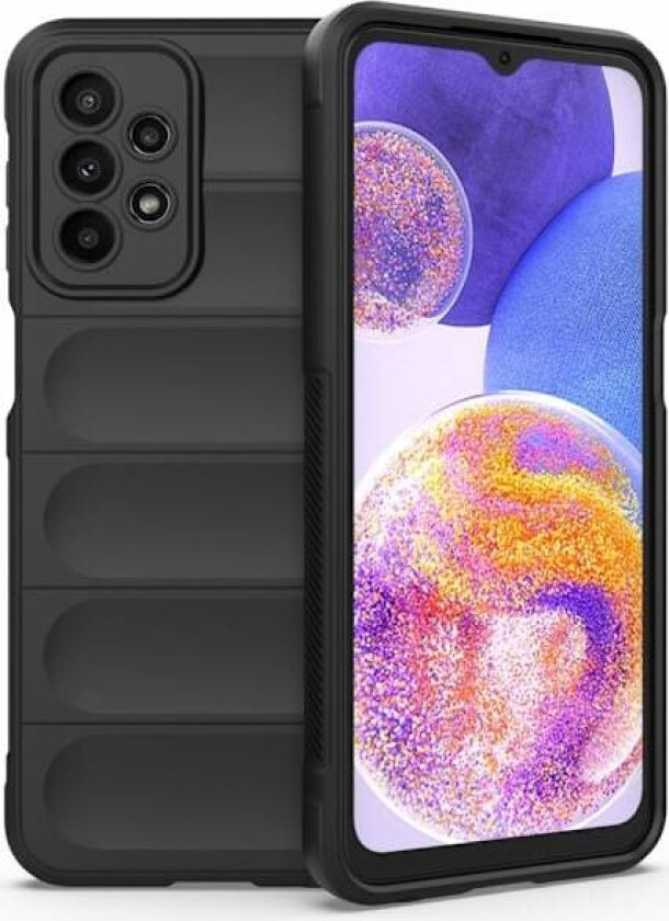 Deksel med mykt grep for Samsung Galaxy A23 5G - Svart