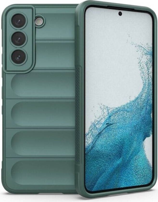 Deksel med mykt grep for Samsung Galaxy S22 - Grønn