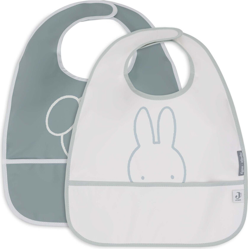 Miffy Peekaboo Smekke 2-Pakk, Sea Green - Tåteflasker & Tilbehør - Polyester