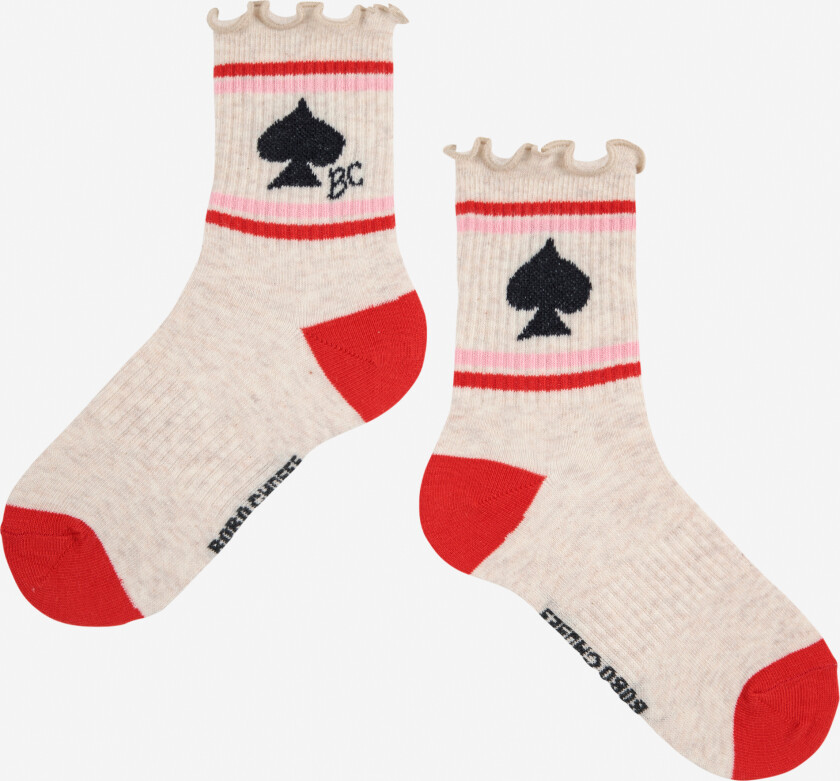 BC Spades Korte Sokker Offwhite Offwhite 32-34 EU Hvit 32-34 EU mann