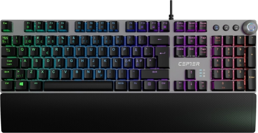 Legacy gamingtastatur, røde brytere