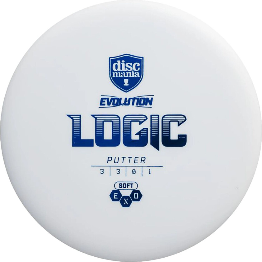 Exo Putter Logic Soft, 173-176g Assorted Colors, putter frisbeegolf Assorted Colors