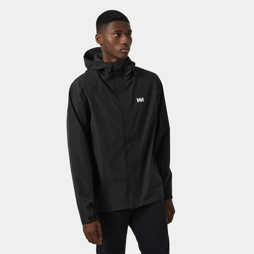 Portland, regnjakke herre 990 Black