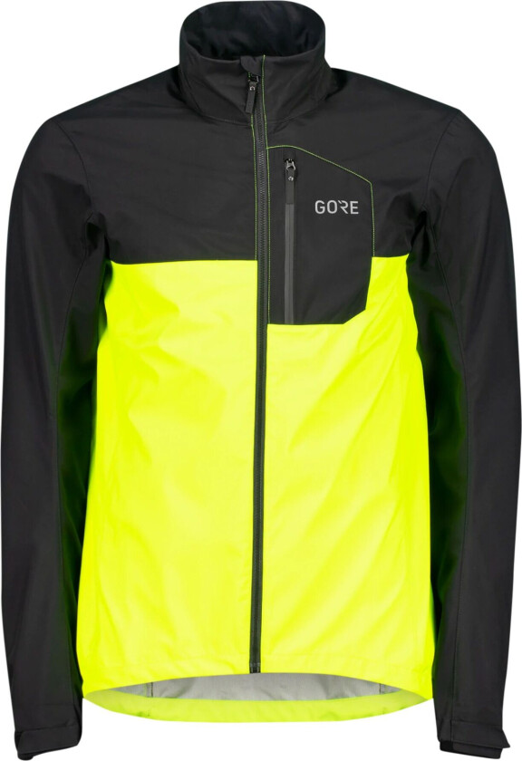 Spirit GTX Windstopper Jacket, sykkeljakke herre neon yellow/black