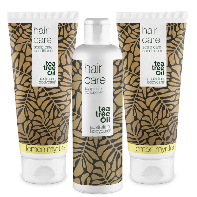 3 Hair Care balsam  pakketilbud - Pakketilbud med 3 conditioners (200 ml): En Tea Tree Oil og to Lemon Myrtle