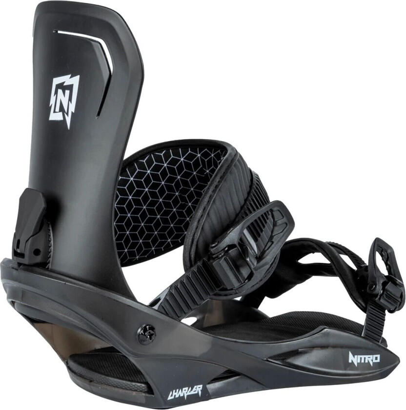 NITRO Snowboard Bindings Charger 23/24, snowboard, junior BLACK