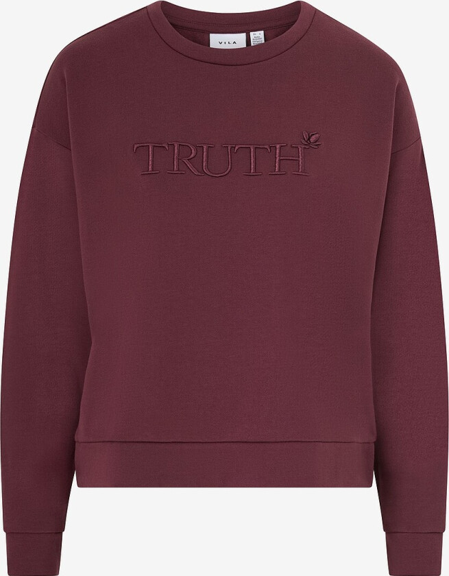 Collegegenser viElsk L/s O-neck - Rød