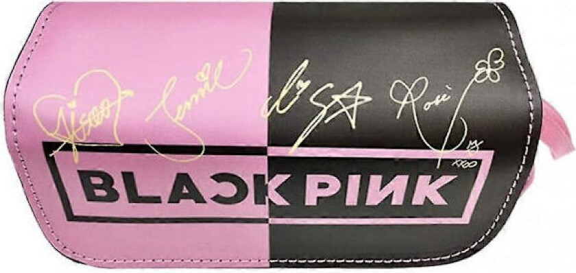 Blackpink - Blackpink Penal Stort Kapasitet, Student Skrivesaker Lerret Glidelås Penal Kosmetikkvesker Penneholder Skoleutstyr Blackpink Sta