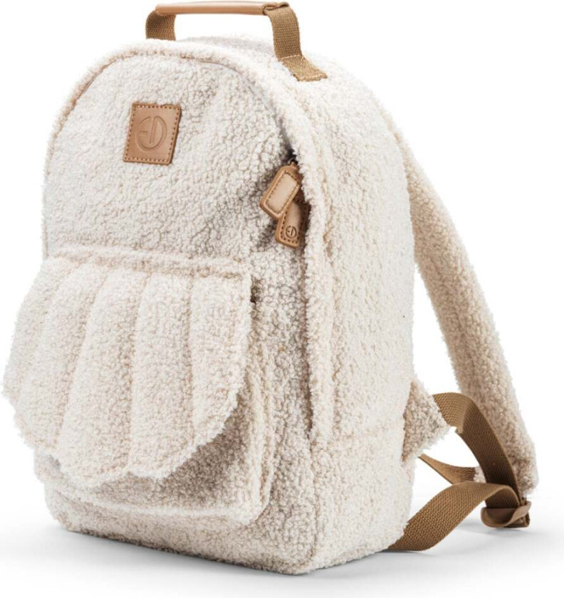 Elodie MIDI Ryggsekk, White Boucle - Ryggsekker - 100% Polyester