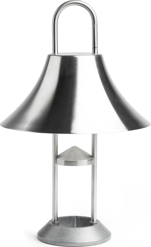 Mousqueton portabel bordlampe 30,5 cm Brushed stainless steel