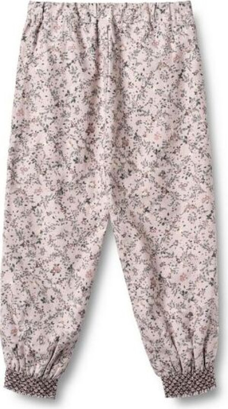 Bukse Sara Lilac Checked Flowers