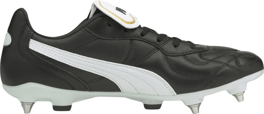 King Cup SG, fotballsko gress, unisex BLACK/WHITE