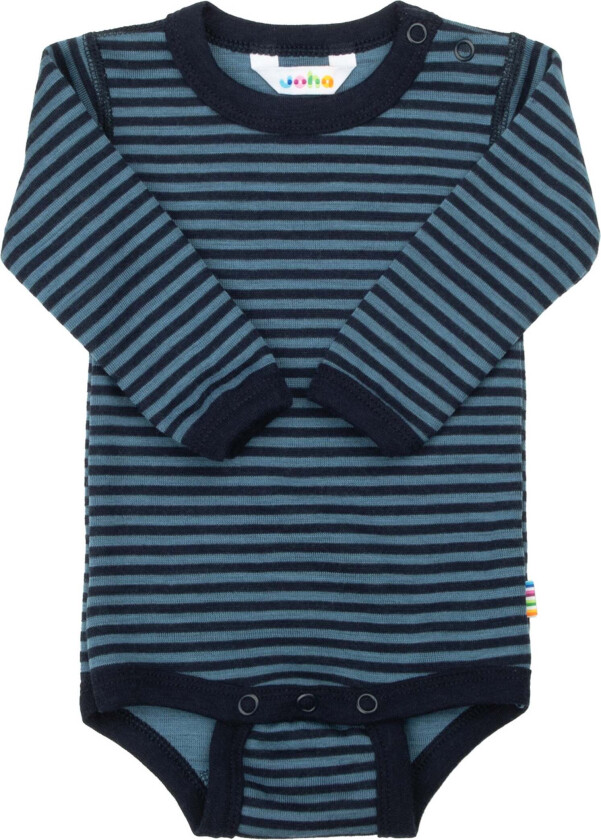 Body Merinoull, Blue, 60, Babyklær - Bodys - Polyamid,Merinoull