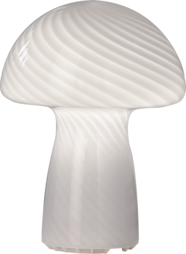 Mushroom bordlampe 3-trinns berøringsdimmer 16x12, hvit