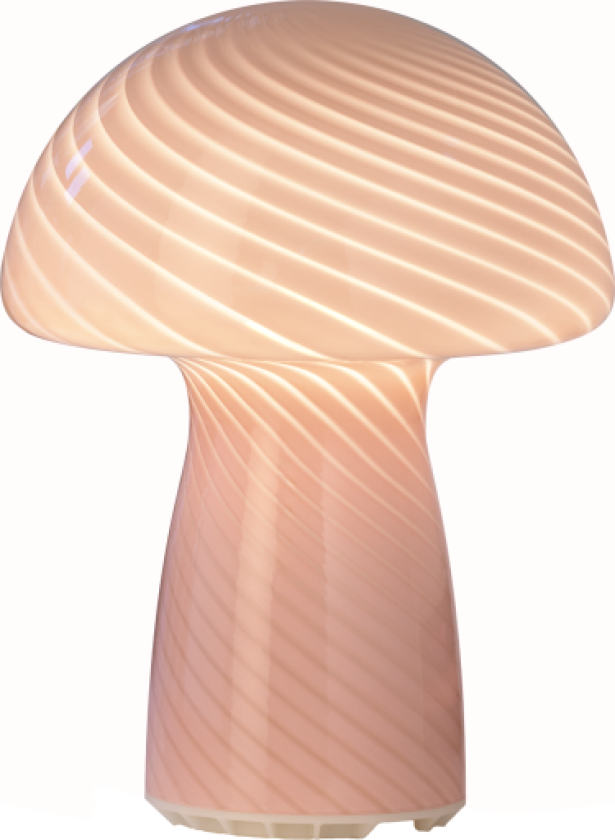 Mushroom bordlampe 3-trinns berøringsdimmer 16x12, rosa