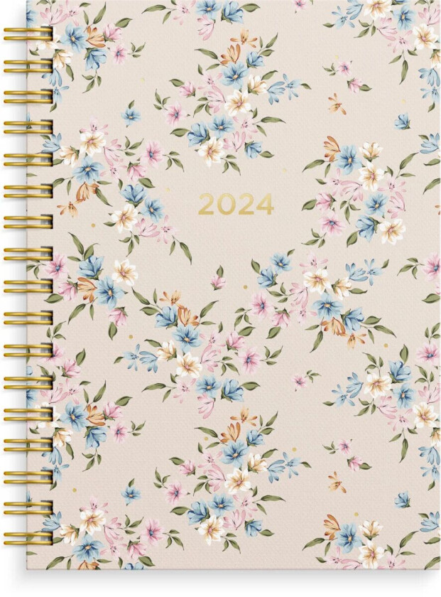 Ukekalender 2024 Multi A6 blomst