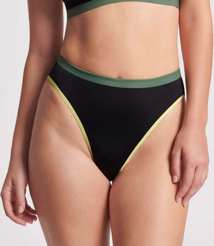 SLOGGI Shore Marina Grande Ultra Highlege bikinitruse, svart, Størrelse: XL, Kvinner