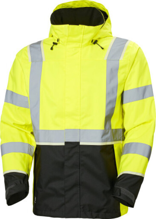 Helly Hansen UC-ME skalljakke, Hi-vis Gul/Ebony, 4XL