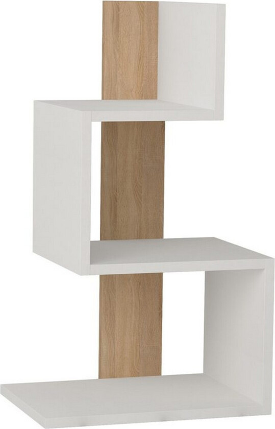 Sidebord Veyaie Hvit / Eik - Hvit