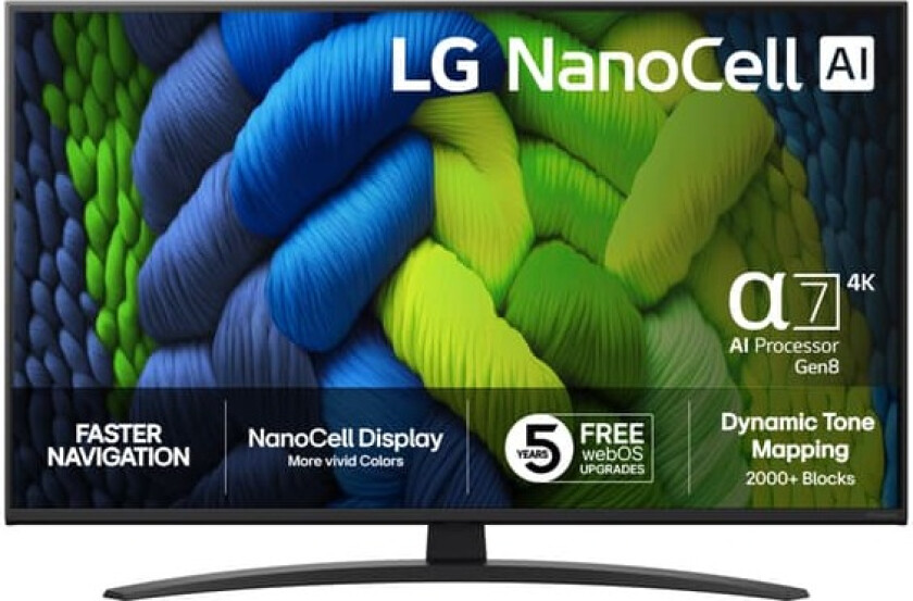 43" NANO 82 4K NanoCell TV (2025)
