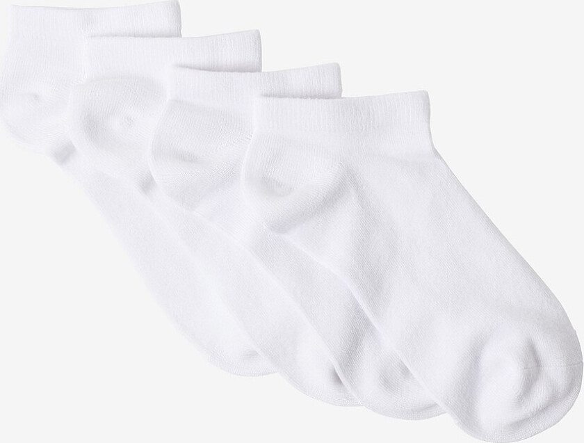 Ankelsokker 4-pack - Hvit