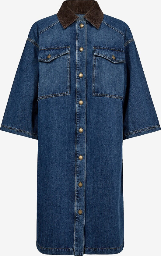 Denimkjole mmVikka Lara - Blå