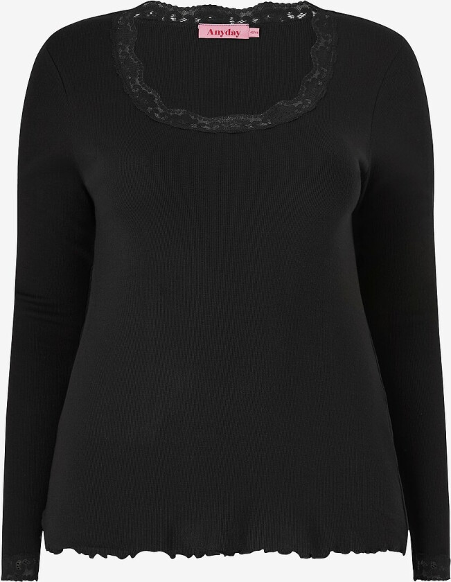 Topp Any-felipa 257 L/S - Svart